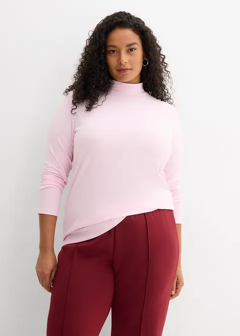 L&aring;ng&auml;rmad topp i figurn&auml;ra modell, bonprix