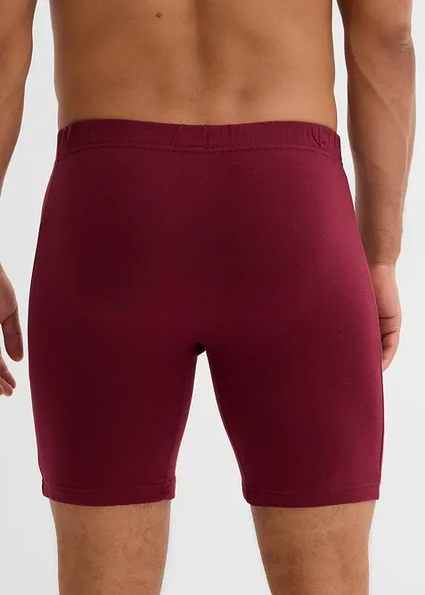 Långa boxershorts med bomull (3-pack), bonprix