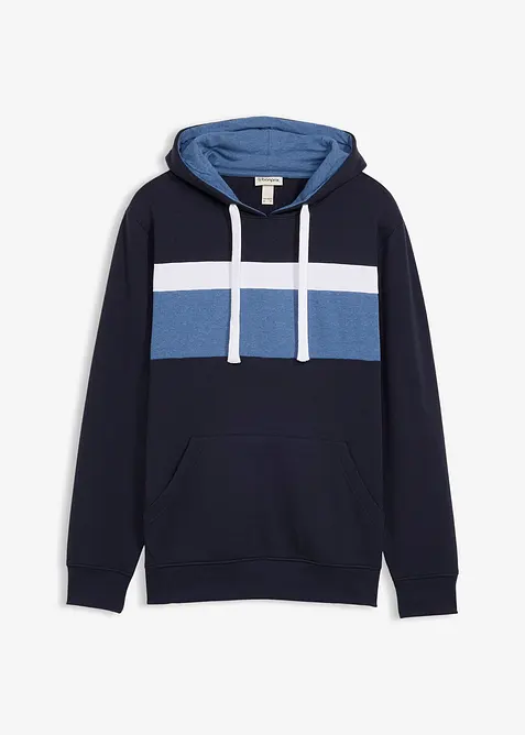 Sweatshirt med huva, bonprix