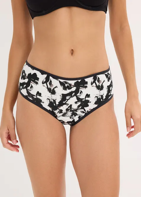 Menstrosa i hipstermodell av mikrofiber, medelhög uppsugningsförmåga (3-pack), bonprix