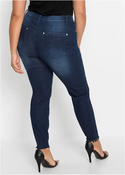 Skinny Jeans Mid Waist, kroppade, bonprix