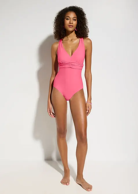 Badr&auml;kt med korsade axelband och l&auml;tt formande effekt, bonprix