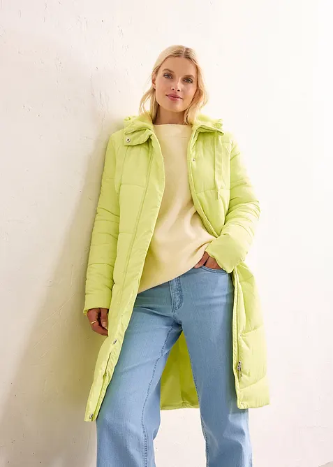 T&auml;ckkappa med teddyfodrad huva, bonprix