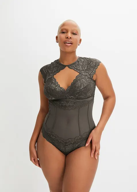 Body med vacker spets, bonprix