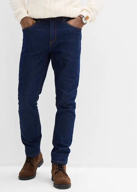 Classic Fit jeans med resår i sidan av midjan, Straight, bonprix