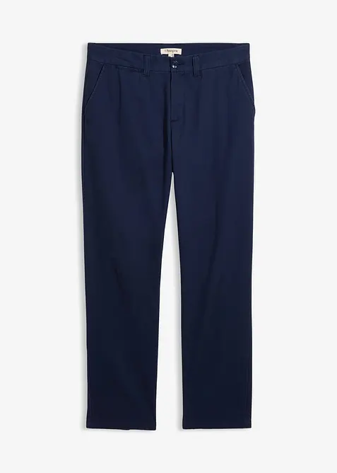 Chinos av bomull i Regular Fit, Straight, bonprix