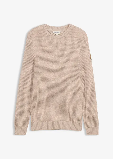 Tr&ouml;ja med &aring;tervunnen bomull, bonprix