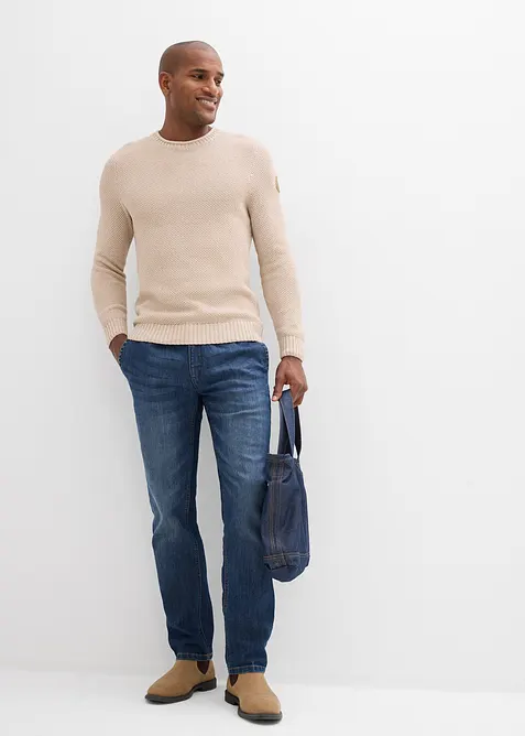 Tr&ouml;ja med &aring;tervunnen bomull, bonprix