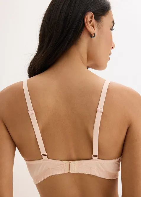 Amningsbeh&aring; utan bygel med ekologisk bomull (2-pack), bonprix