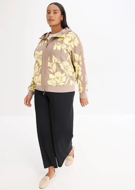 Sweatjacka med bomull, bonprix