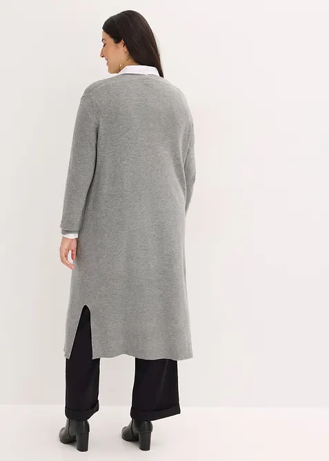 L&aring;ng cardigan med viskos, bonprix