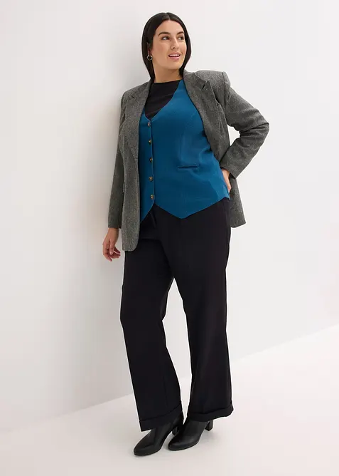 Stickad v&auml;st, bonprix