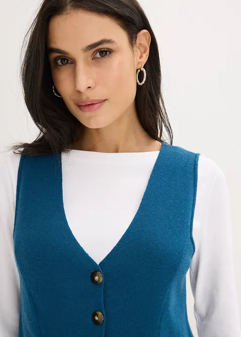 Stickad v&auml;st, bonprix