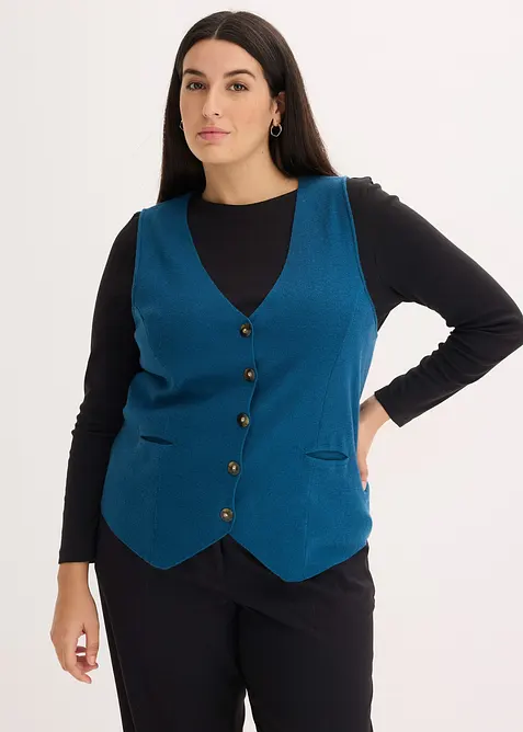 Stickad v&auml;st, bonprix