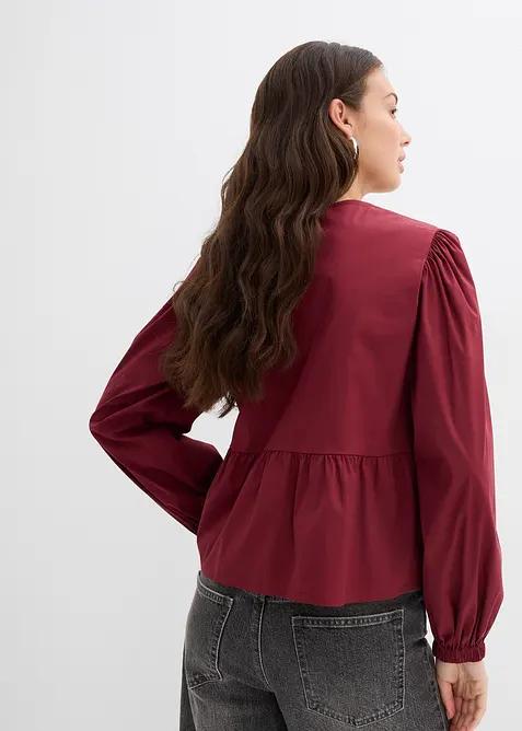 Blus med rosetter, bonprix