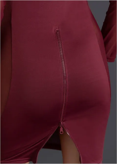 Klänning med dragkedja, bonprix