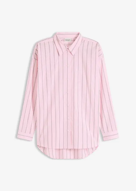 Skjortblus i bomull, bonprix