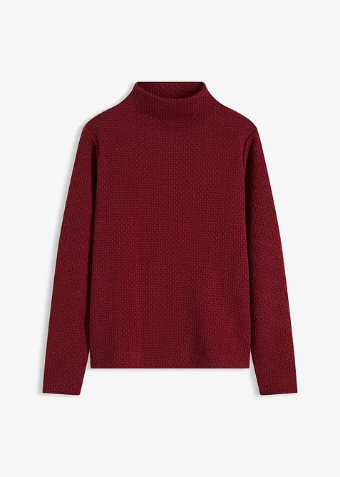 Sweatshirt med st&aring;krage, bonprix