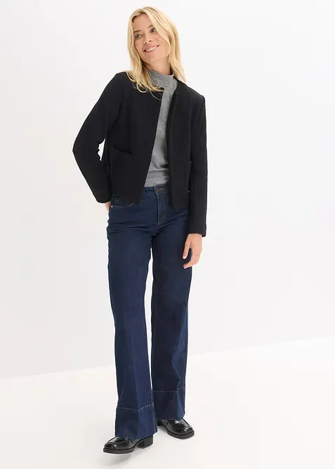 Jerseykavaj i kort modell, bonprix