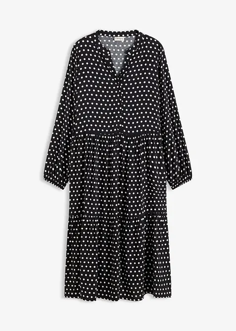 Midikl&auml;nning av viskos med mjukt fall, bonprix