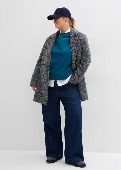 Oversizesweatshirt i bomull, bonprix