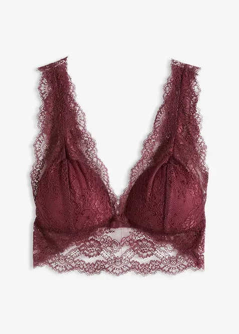 Bralette av mjuk spets, bonprix