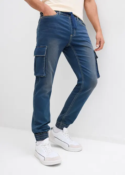 Sweatjeans i Slim Fit, Straight, bonprix