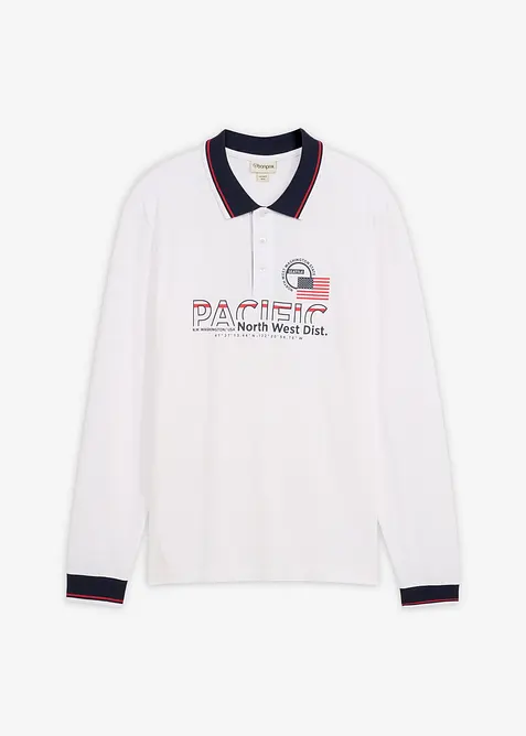 Pik&eacute;tr&ouml;ja med l&aring;nga &auml;rmar, av ekologisk bomull, bonprix