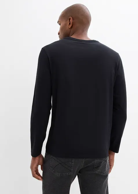 L&aring;ng&auml;rmad T-shirt i ekologisk bomull, bonprix