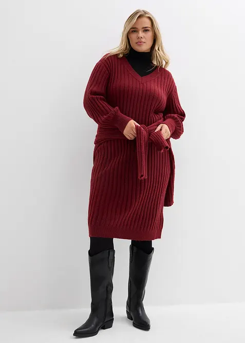 Stickad kl&auml;nning, bonprix