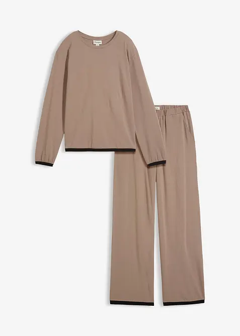 Tr&auml;ningsoverall med bomull (set i 4 delar), bonprix