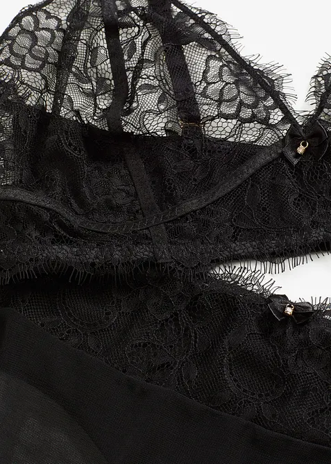 BH + midjestringtrosa ouvert (2 delar), bonprix