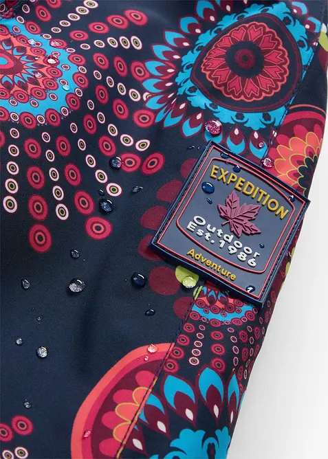 Vattentät 2-i-1-funktionsjacka med huva, bonprix