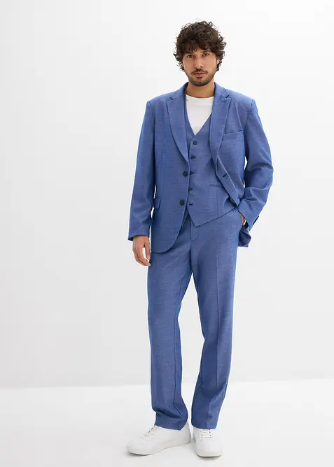 Kostym med väst (3 delar), Regular Fit, bonprix
