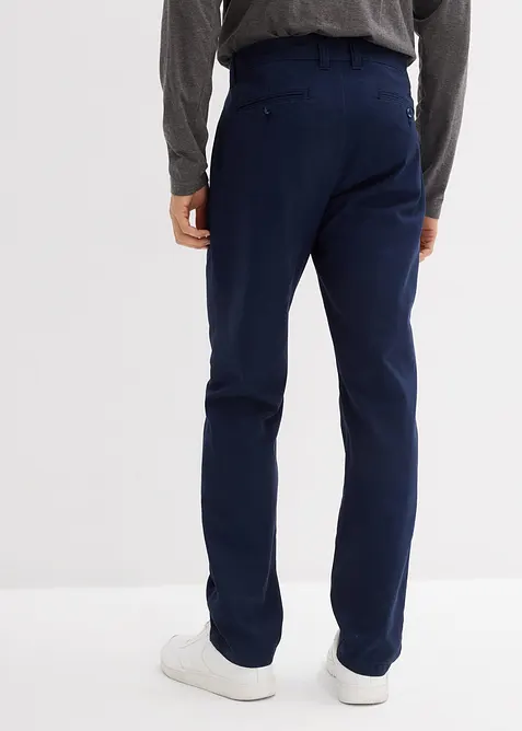 Chinos av bomull i Regular Fit, Straight, bonprix