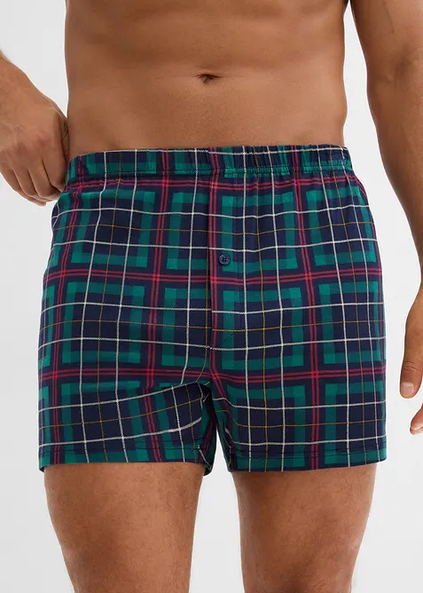 Lediga jerseyboxershorts med bomull (5-pack), bonprix