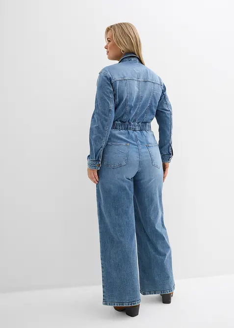 Jumpsuit i denim, bonprix