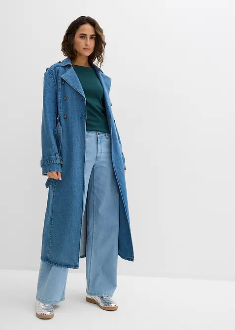 L&aring;ng&auml;rmad topp i ekologisk bomull, bonprix