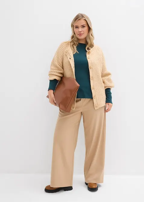 L&aring;ng&auml;rmad topp i ekologisk bomull, bonprix