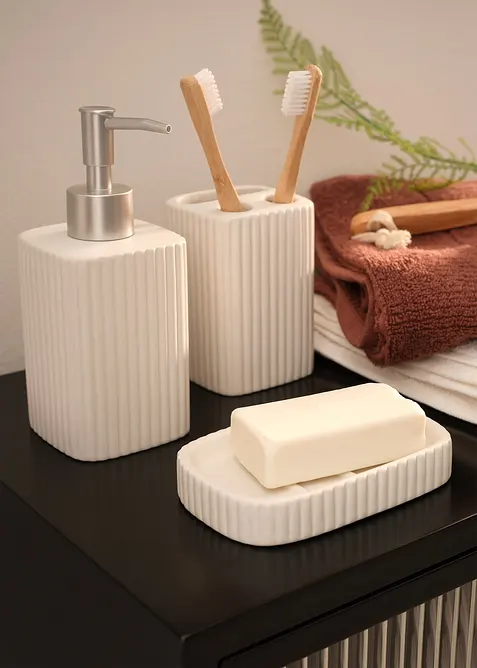 Badrumstillbeh&ouml;r (4 delar), bonprix