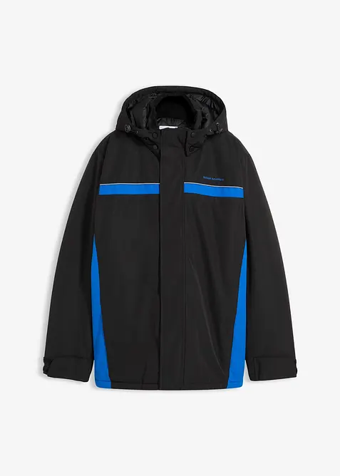 Vattentät funktionsjacka med avtagbar huva, bonprix