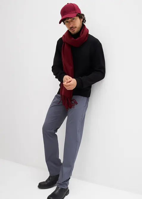 Stretchig dra p&aring;-byxa, normal passform, raka ben, bonprix