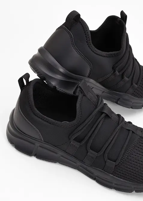 Sneakers i mjukt material, bonprix