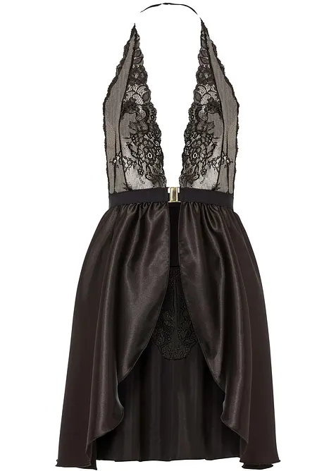 Negligé och stringtrosa (2 delar), bonprix