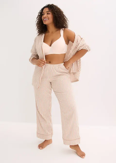 Formpressad BH med bygel och ekologisk bomull (2-pack), bonprix