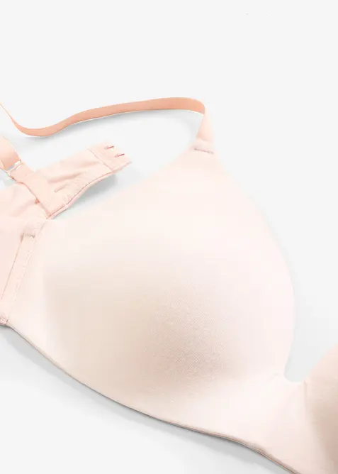 Formpressad BH utan bygel, med bomull, bonprix