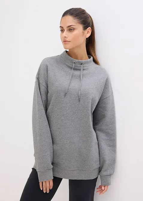 Sweatshirt med bomull, bonprix