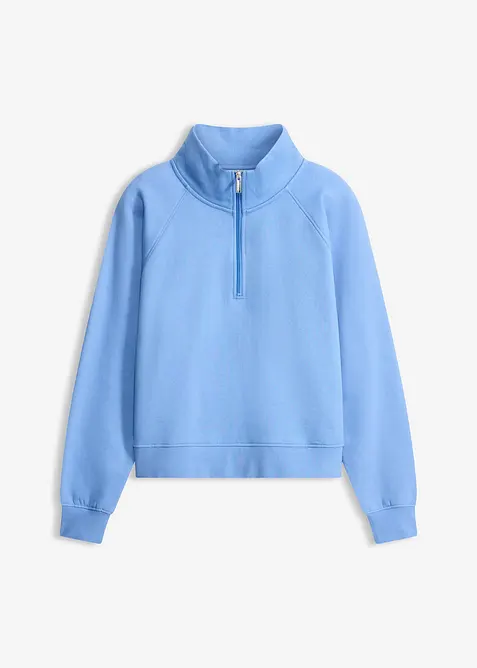 Sweatshirt med bomull, bonprix