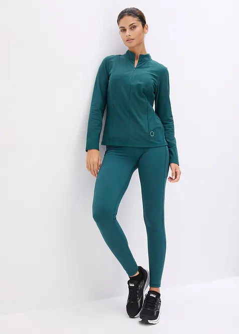 V&auml;rmande funktionsjacka med halv dragkedja, bonprix