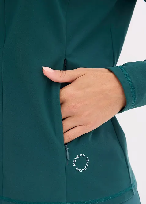 V&auml;rmande funktionsjacka med halv dragkedja, bonprix